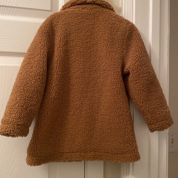 Coffee Sherpa coat teddy bear size 3 - Picture 4 of 5